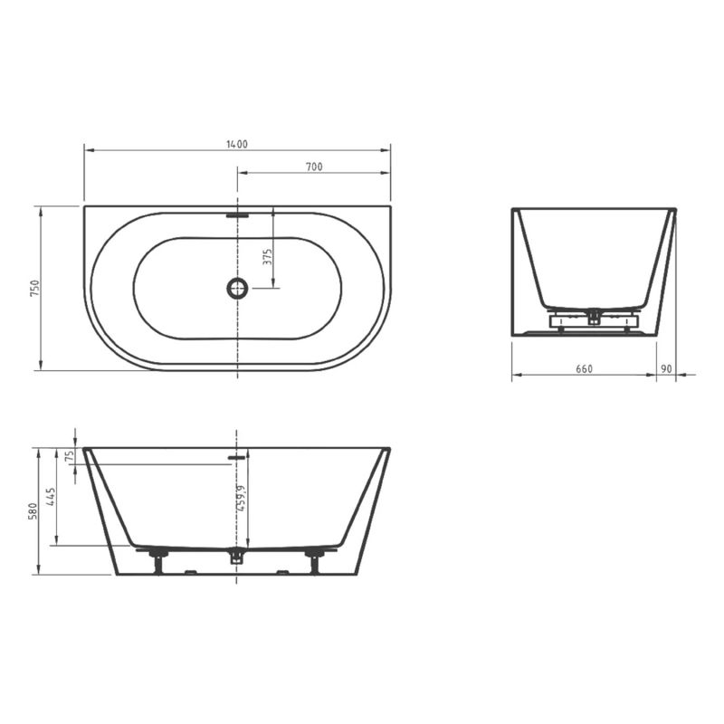 Акриловая ванна BelBagno BB710 1400 750мм.jpg