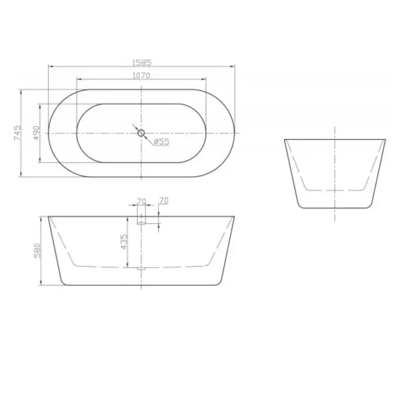 6 Акриловая ванна BelBagno BB306 1585 745мм.jpg