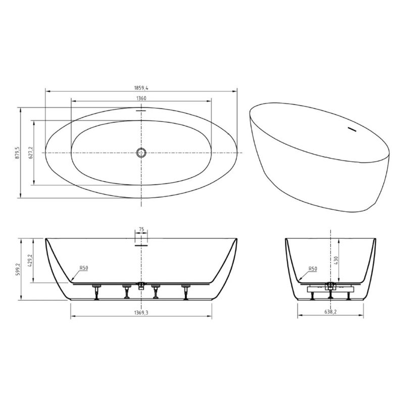 7 Акриловая ванна BelBagno BB707 1860 880мм.jpg