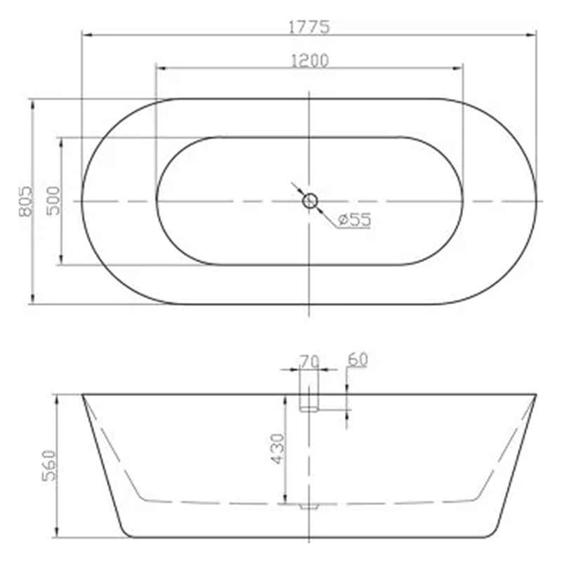 6 Акриловая ванна BelBagno BB306 1775 805мм.png