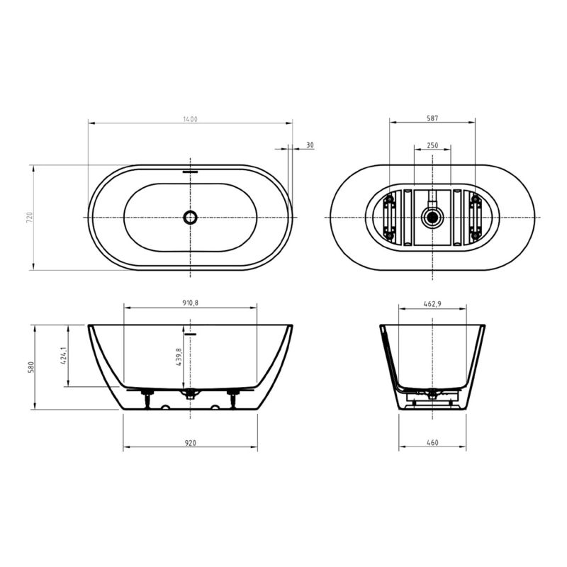 7 Акриловая ванна BelBagno BB701 1400 720мм.jpg